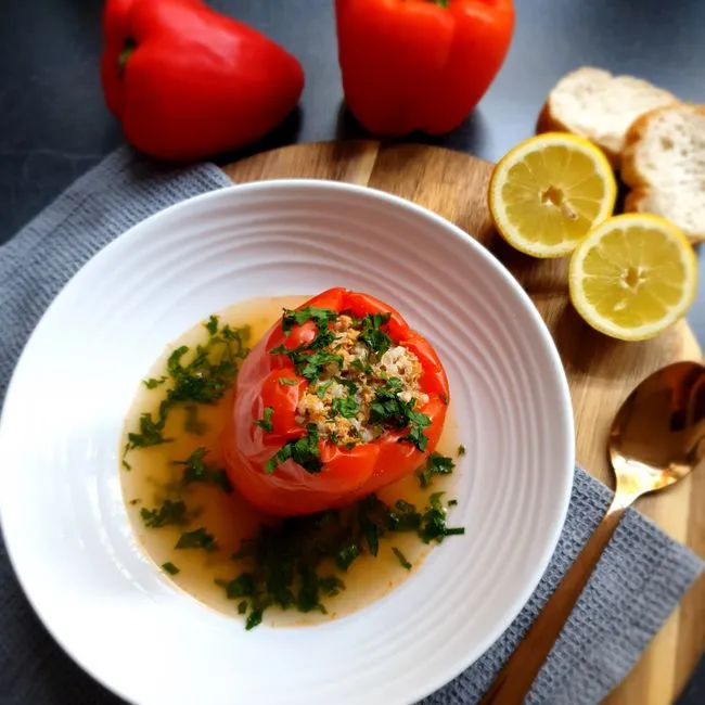 Poivrons farcis à l'ajvar