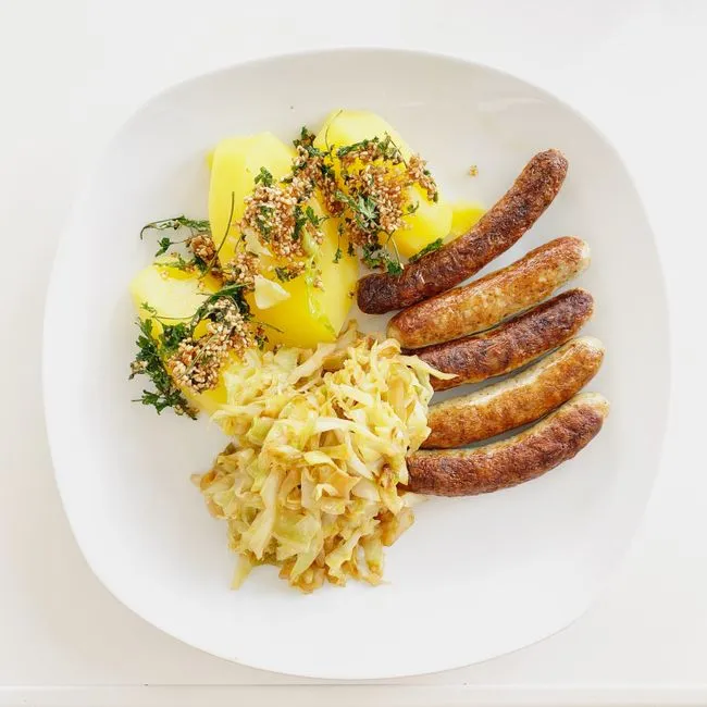 Saucisses Purée à l'Anglaise