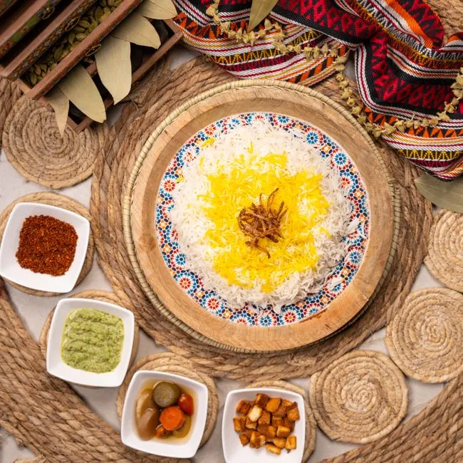 Tahchin, gâteau de riz au safran