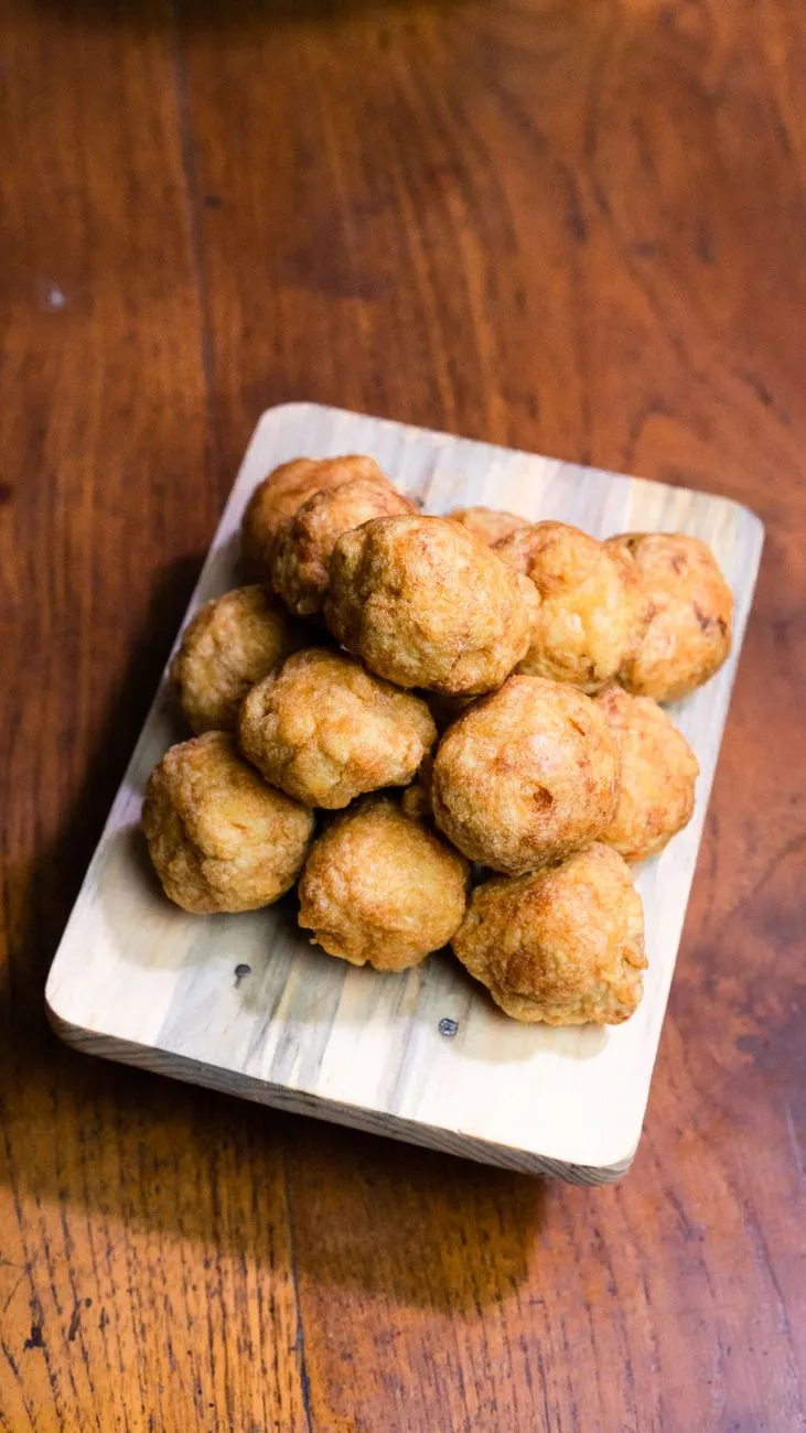 Albanian Fried Meatballs