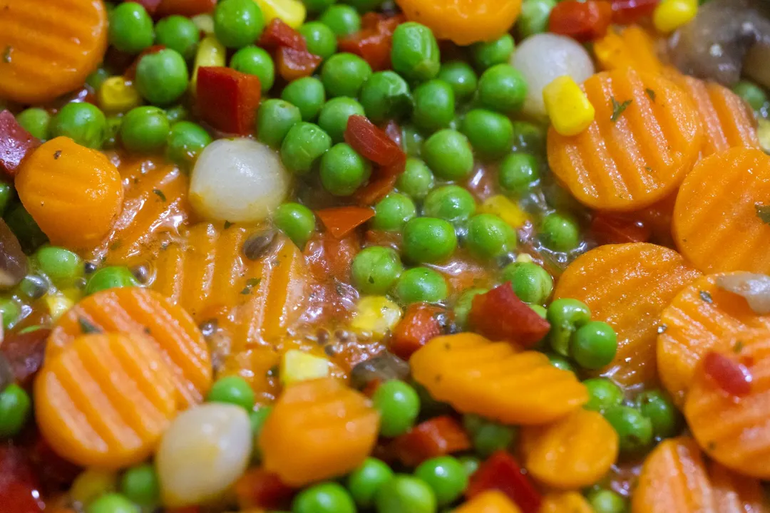 Légumes mélangés à l'albanaise