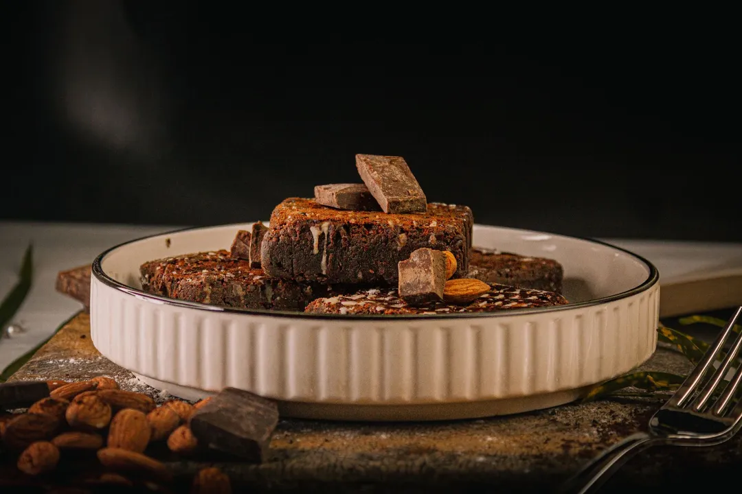 Brownies fondants aux amandes