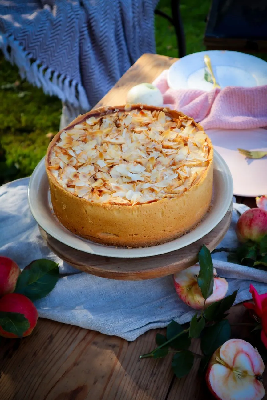 Gâteau aux pommes et aux amandes