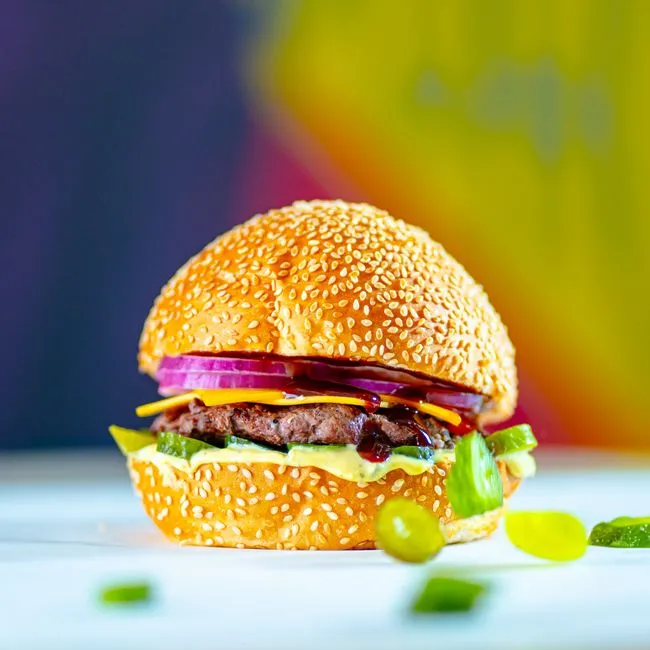 Beef Burgers with Onion