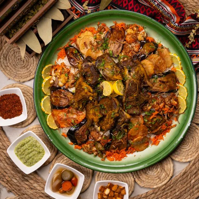 Benachin (riz gambien à la viande et aux légumes)
