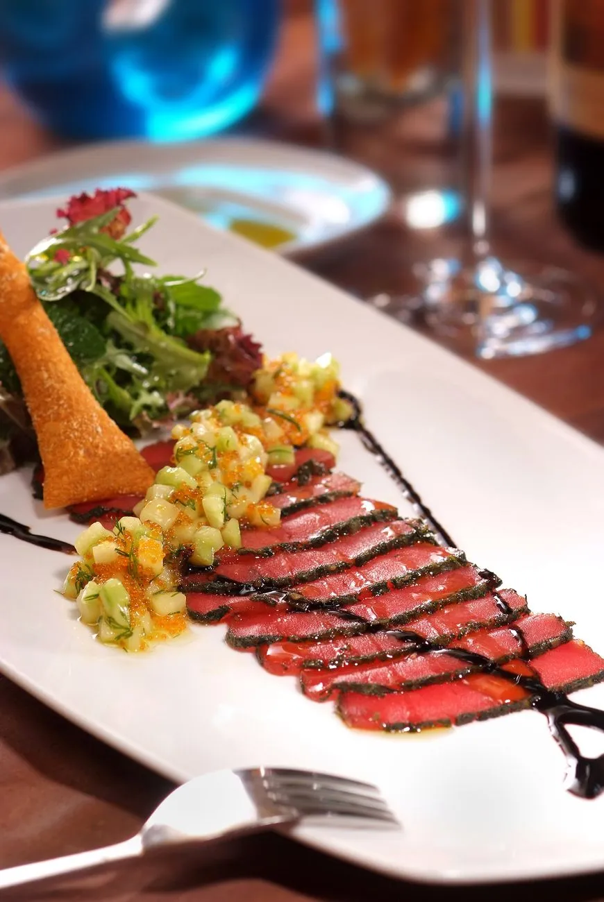 Chicago Sirloin with Cabernet Balsamic Reduction