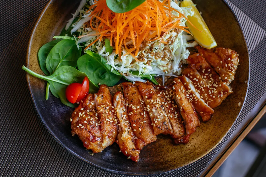 Salade de poulet au chou