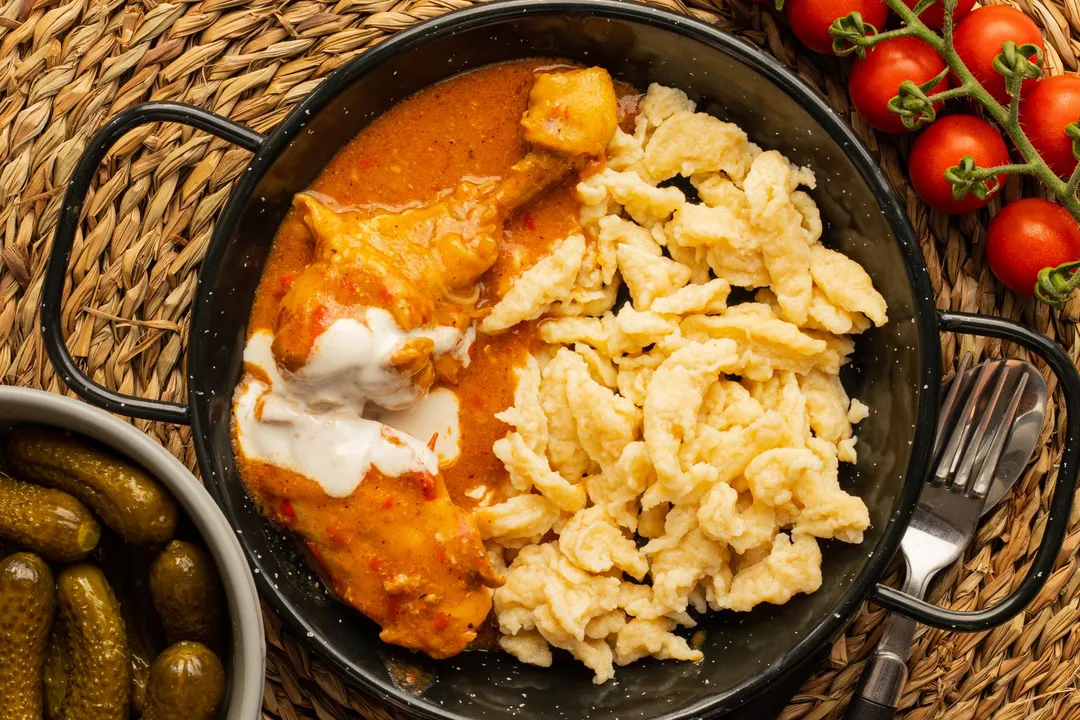 Poulet au paprika et à la crème