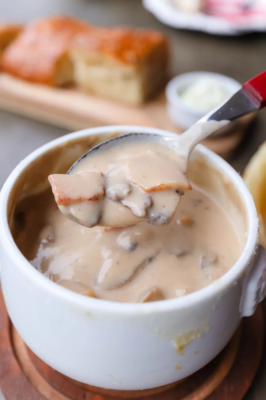 Velouté de Canard et Champignons