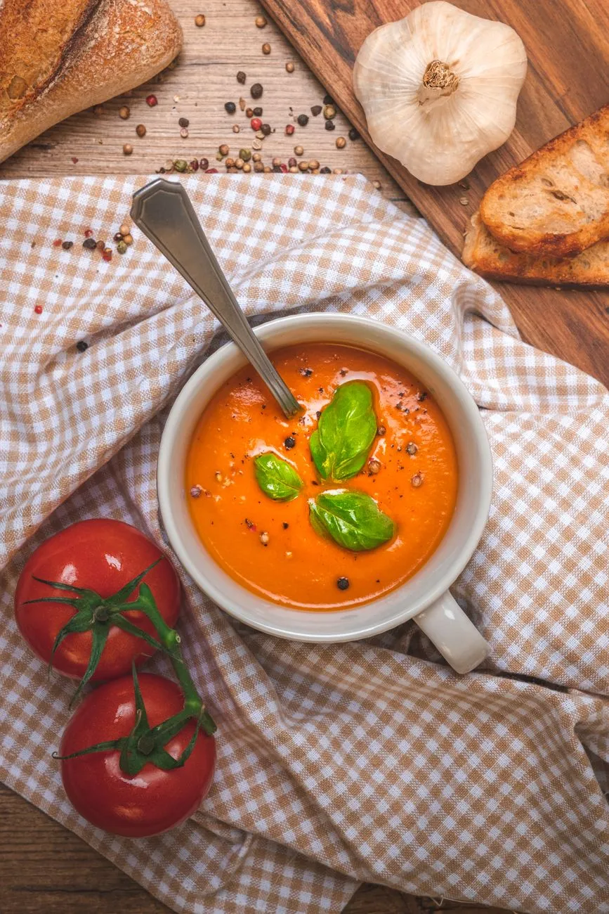 Velouté de Tomates et Haricots