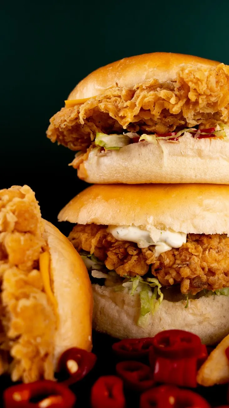 Crispy Chicken Burgers