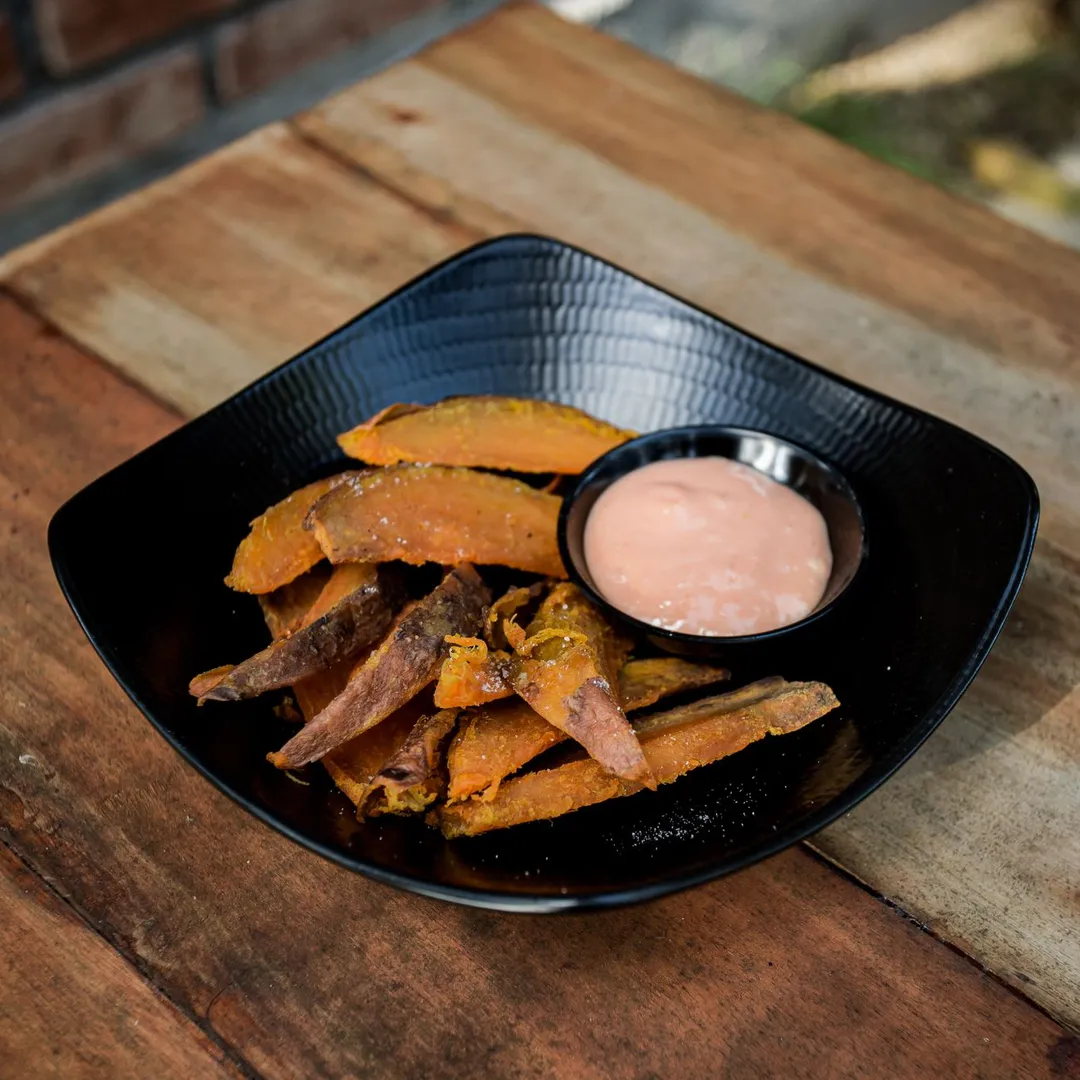 Frites croustillantes de patates douces