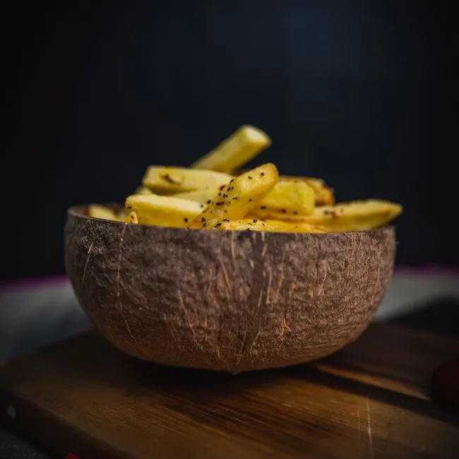 Deep Fried Chickpea Dough with Lemon (panissa)