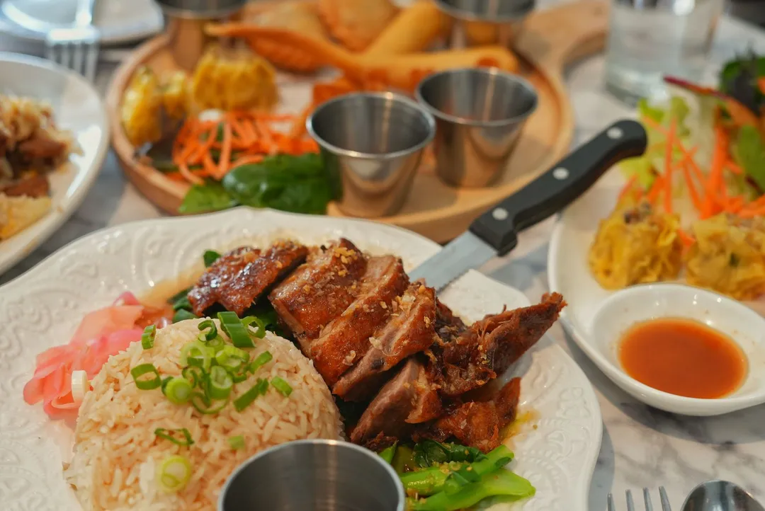 Riz sauté au canard