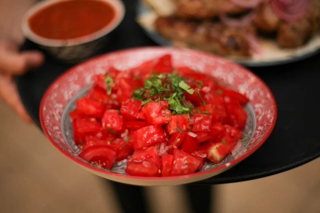 Salade de tomates égyptienne