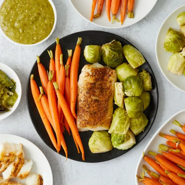Garlic Seared Halibut