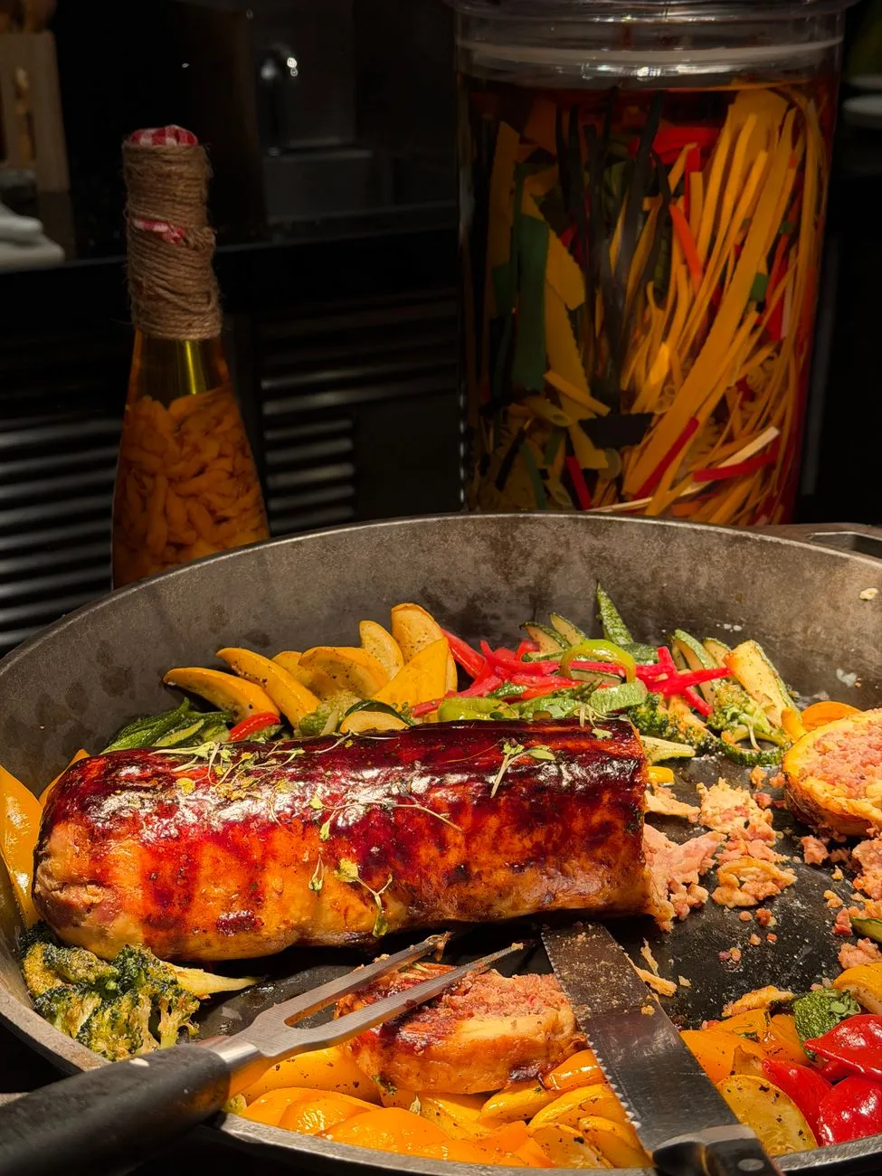 Longe de porc grillée