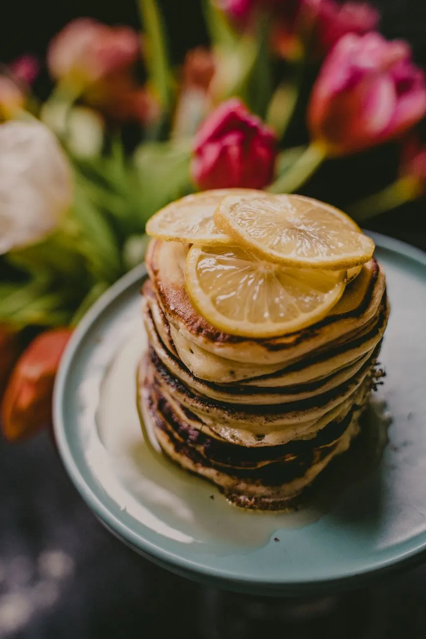 Lemon Poppy Seed Pancakes