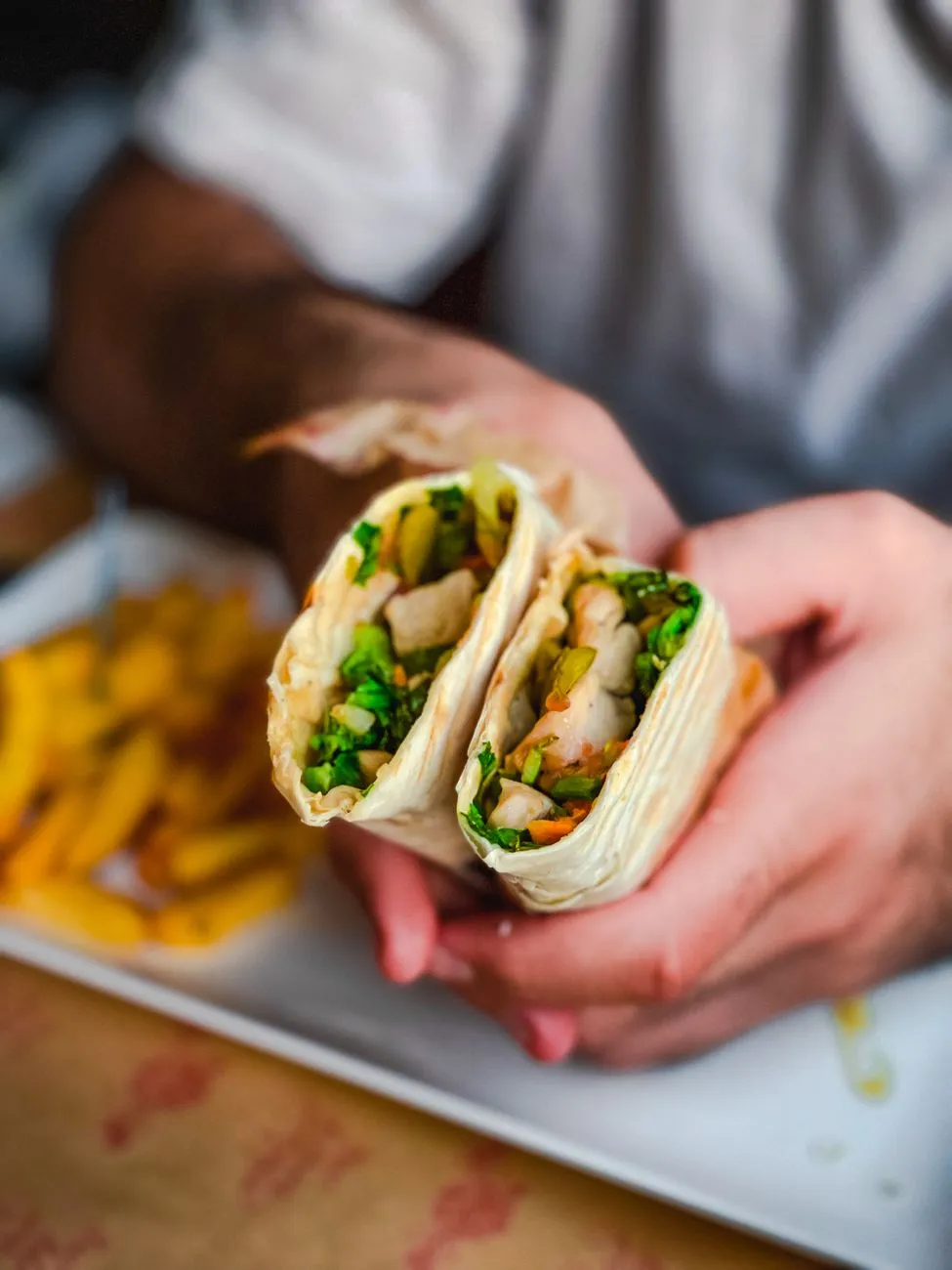 Wraps au poulet et mesquite