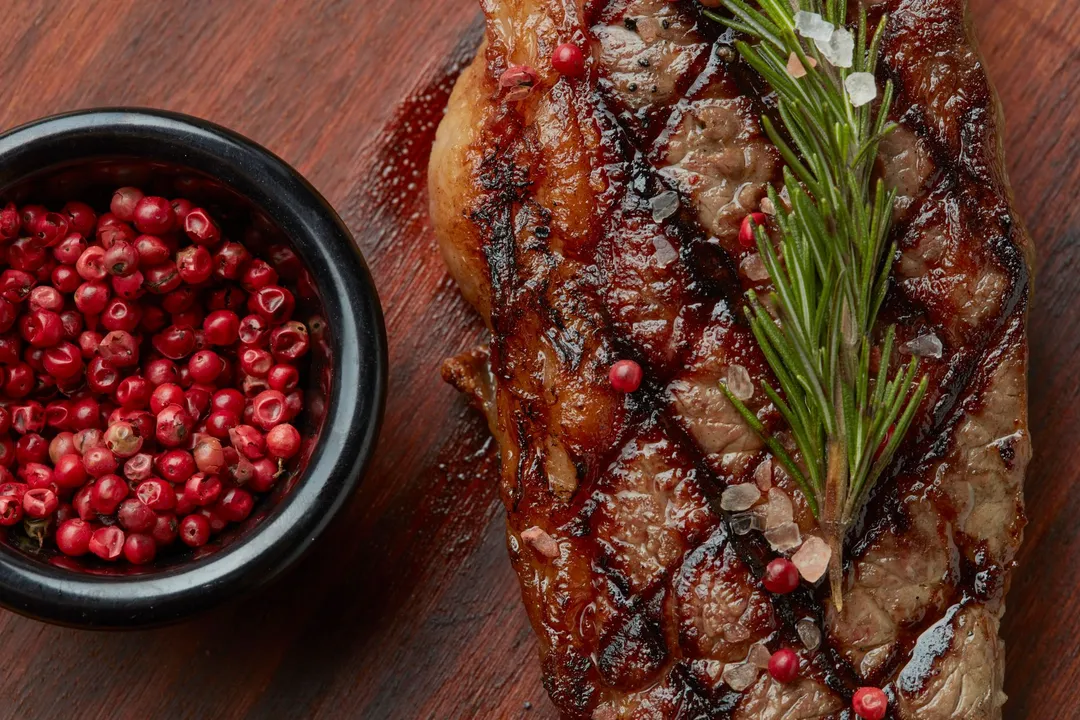 Peppercorn Strip Steaks
