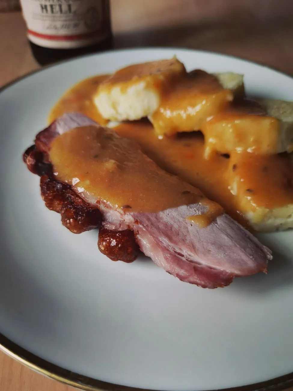 Rôti de Longe de Porc Sauce au Jus