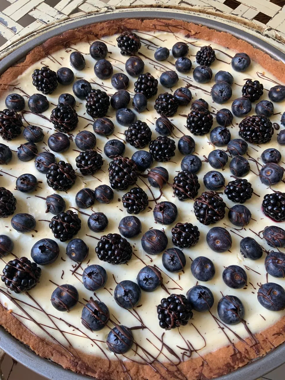 Simple Chocolate Cheese Pie