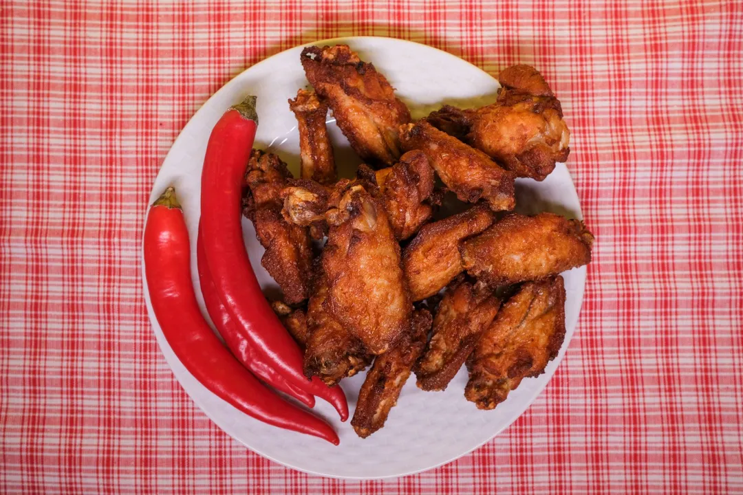 Ailes de poulet frites épicées